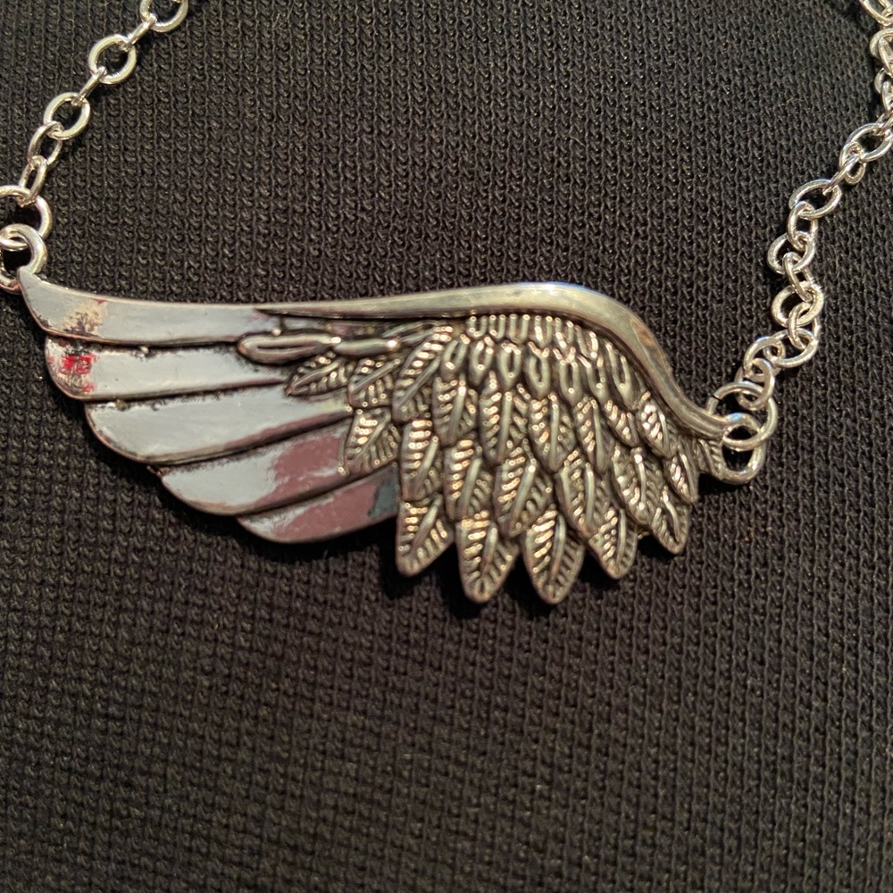 Silver Wing Anklet - Picture 6 of 8
